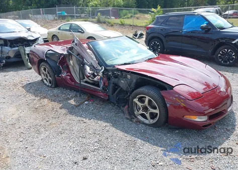 2003 Chevrolet Corvette из США, поврежденный, VIN 1G1YY32G735122491